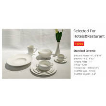 11 PCS Wholesale  custom logo  hotel restaurant  dinnerware set